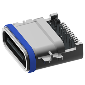 XB-USB 3.1 TYPE-C 24 PIN wasserdichte Spülplatte 1.0 vorne geklebt und hinten eingelegt